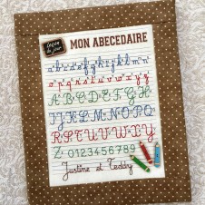 Traditional embroidery kit "MY ABECEDAIRE" Atelier Bonheur du jour