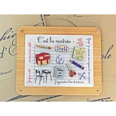 Creative leisure kit, manual work "It's back to school" Atelier Bonheur du jour