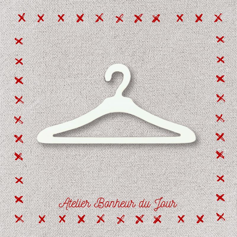 Mini wooden hanger - Atelier Bonheur du jour