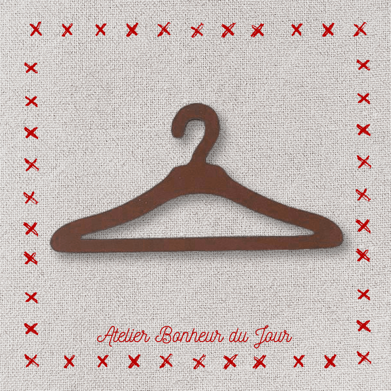 Mini wooden hanger - Atelier Bonheur du jour