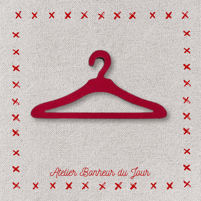 Mini wooden hanger - Atelier Bonheur du jour