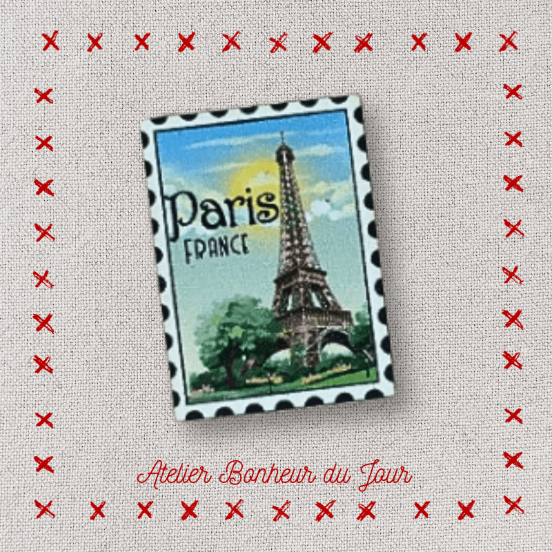 Small “Paris Stamp” plate
