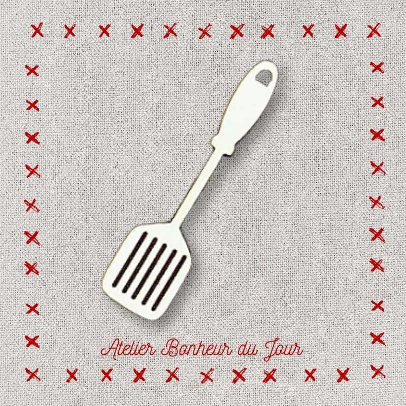 Bouton bois à suspendre "spatule" de l'Atelier Bonheur du jour