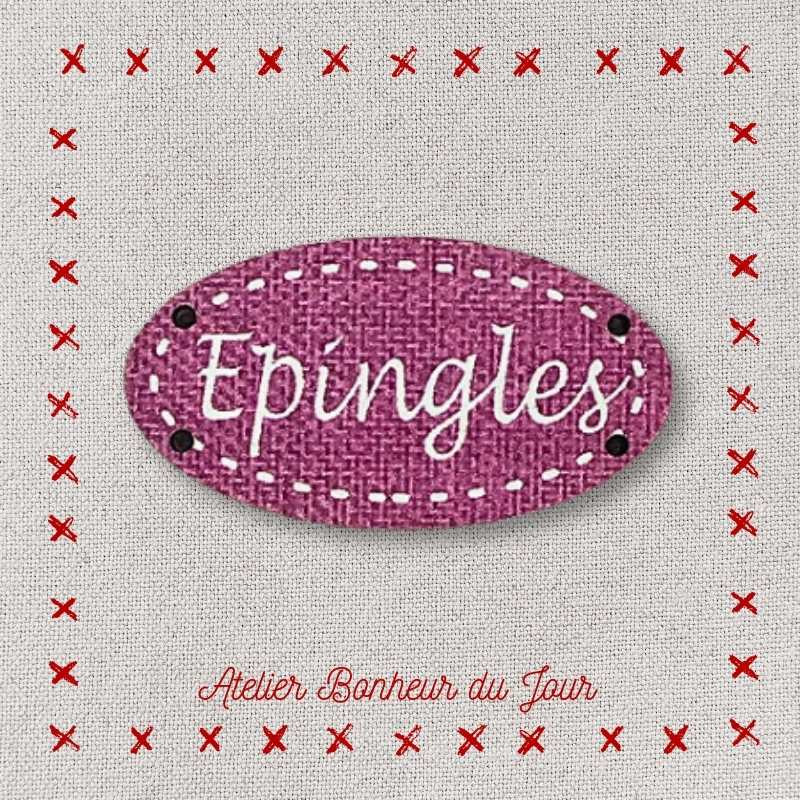 Bouton décoratif en bois "Epingles" Atelier bonheur du jour