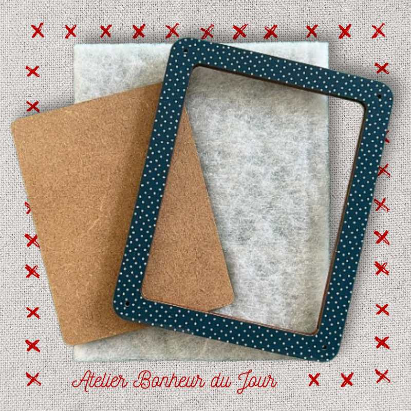 Cadre pois "Ardoise Bleu Foncé" ATELIER Bonheur du jour